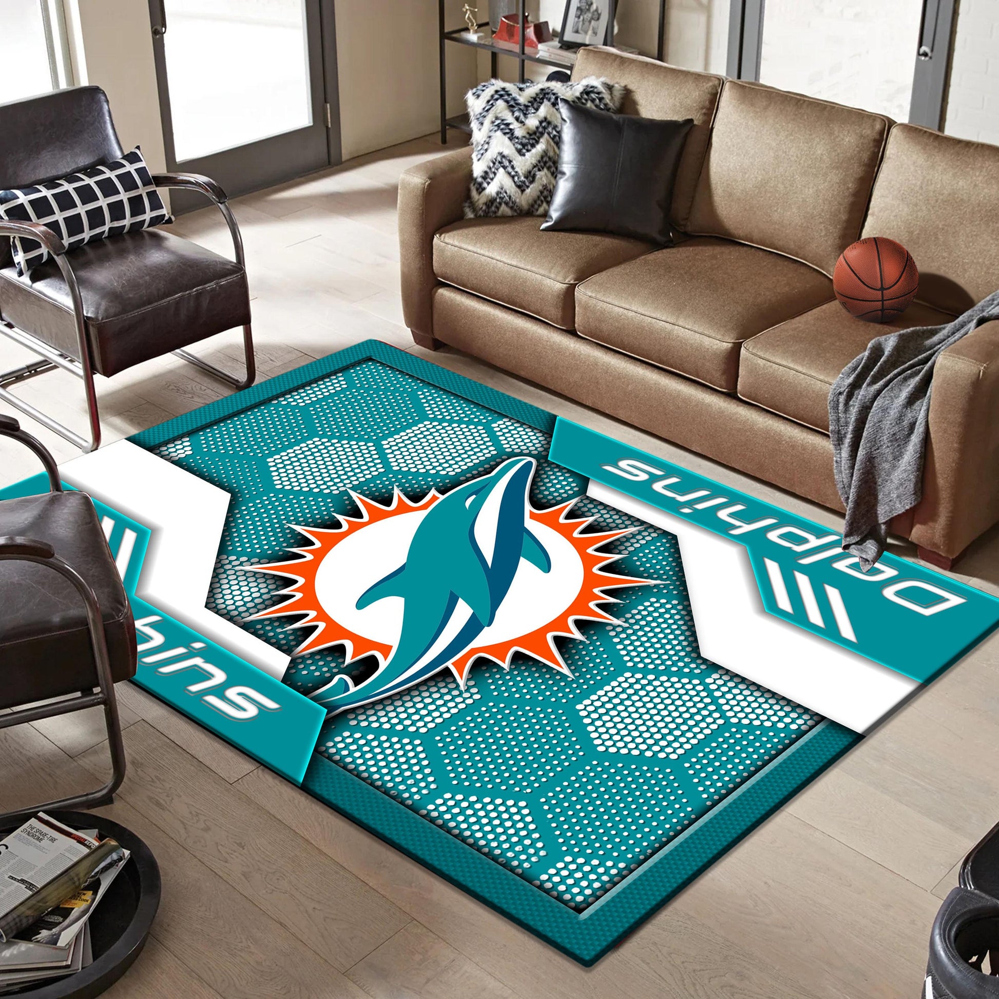 Miami Dolphins Rug DMHF3099