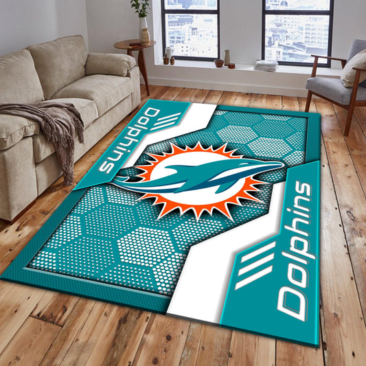 Miami Dolphins Rug DMHF3099
