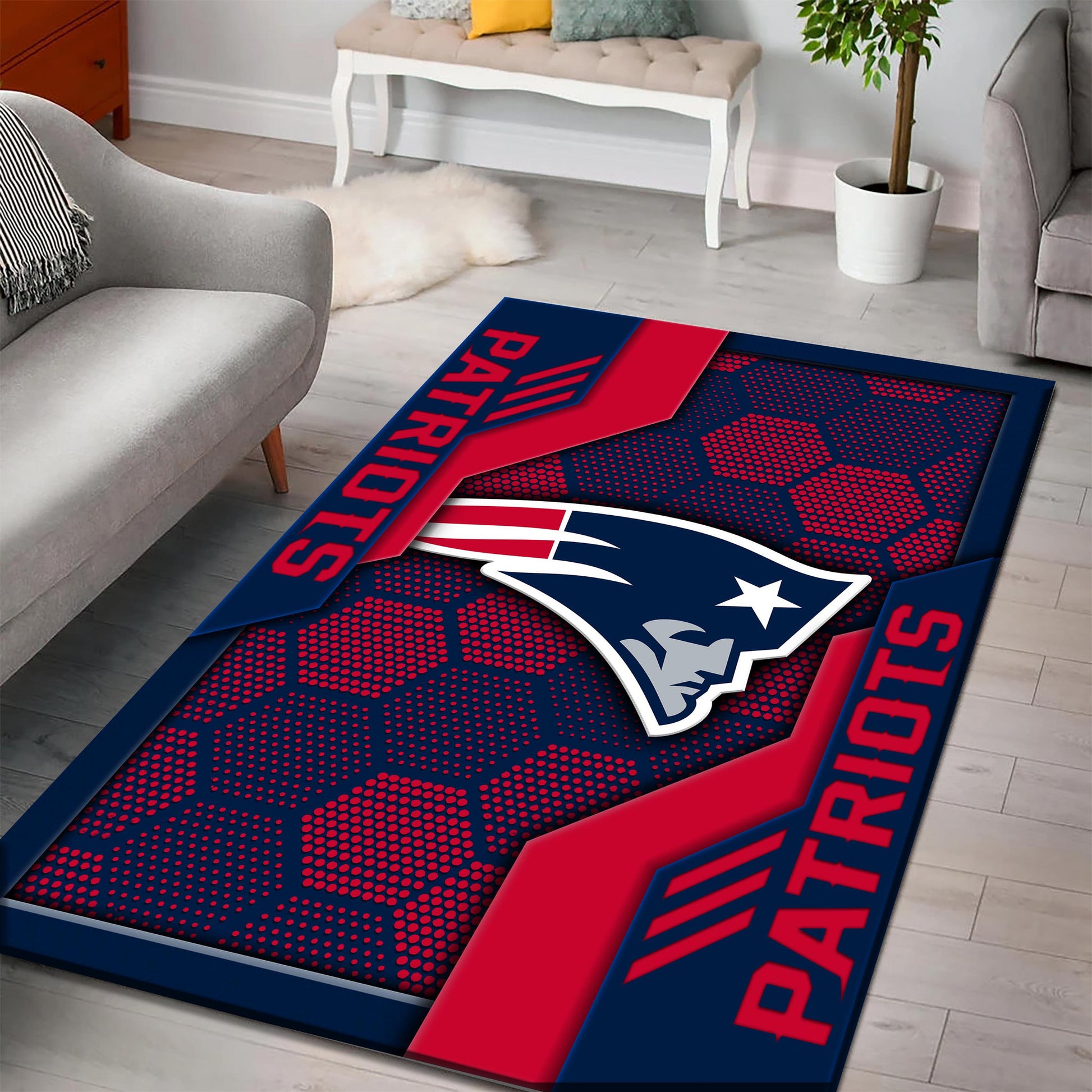 New England Patriots Rug DMHF3101
