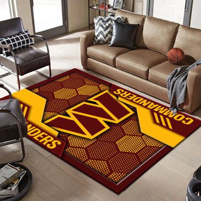 Washington Commanders Rug DMHF3111