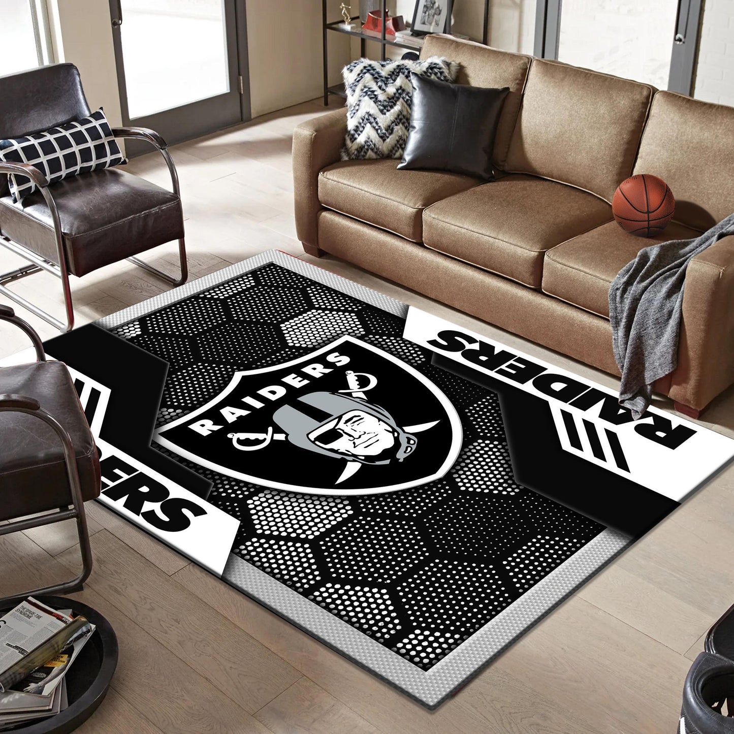 Las Vegas Raiders Rug DMHF3096