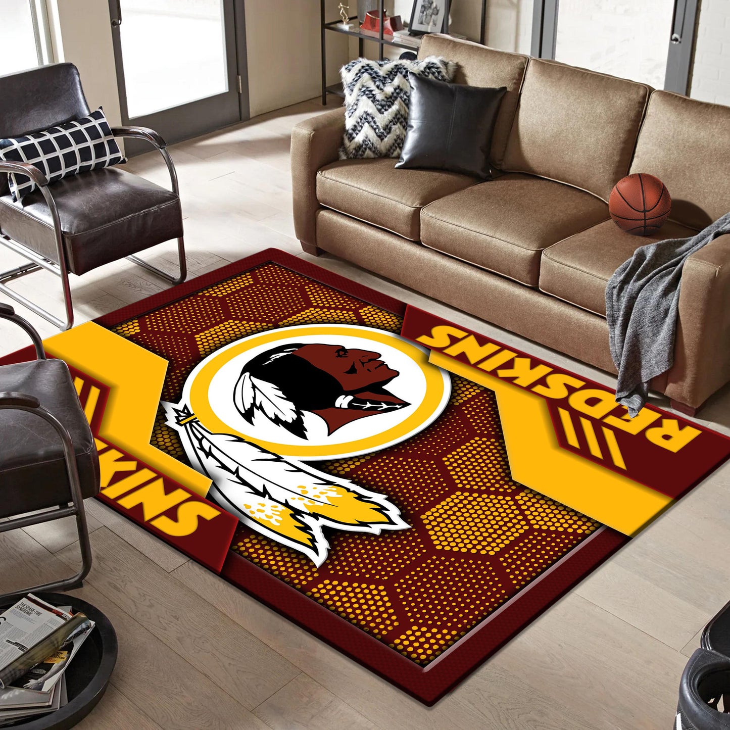 Washington Redskins Rug DMHF3112