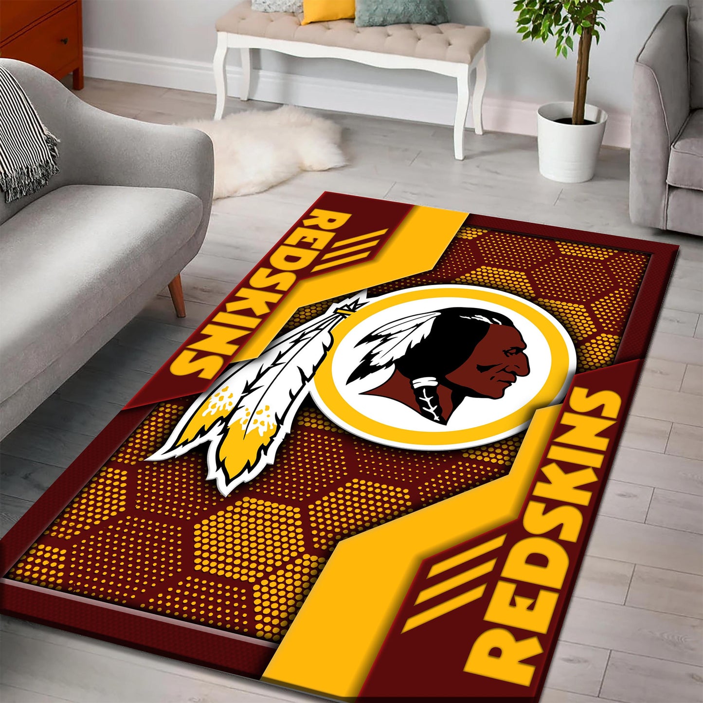 Washington Redskins Rug DMHF3112