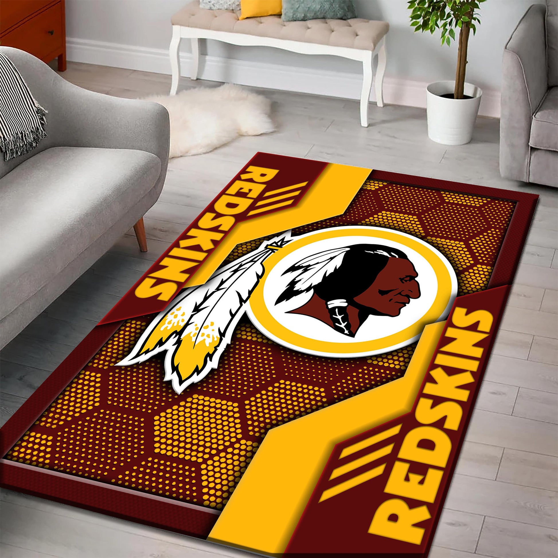 Washington Redskins Rug DMHF3112