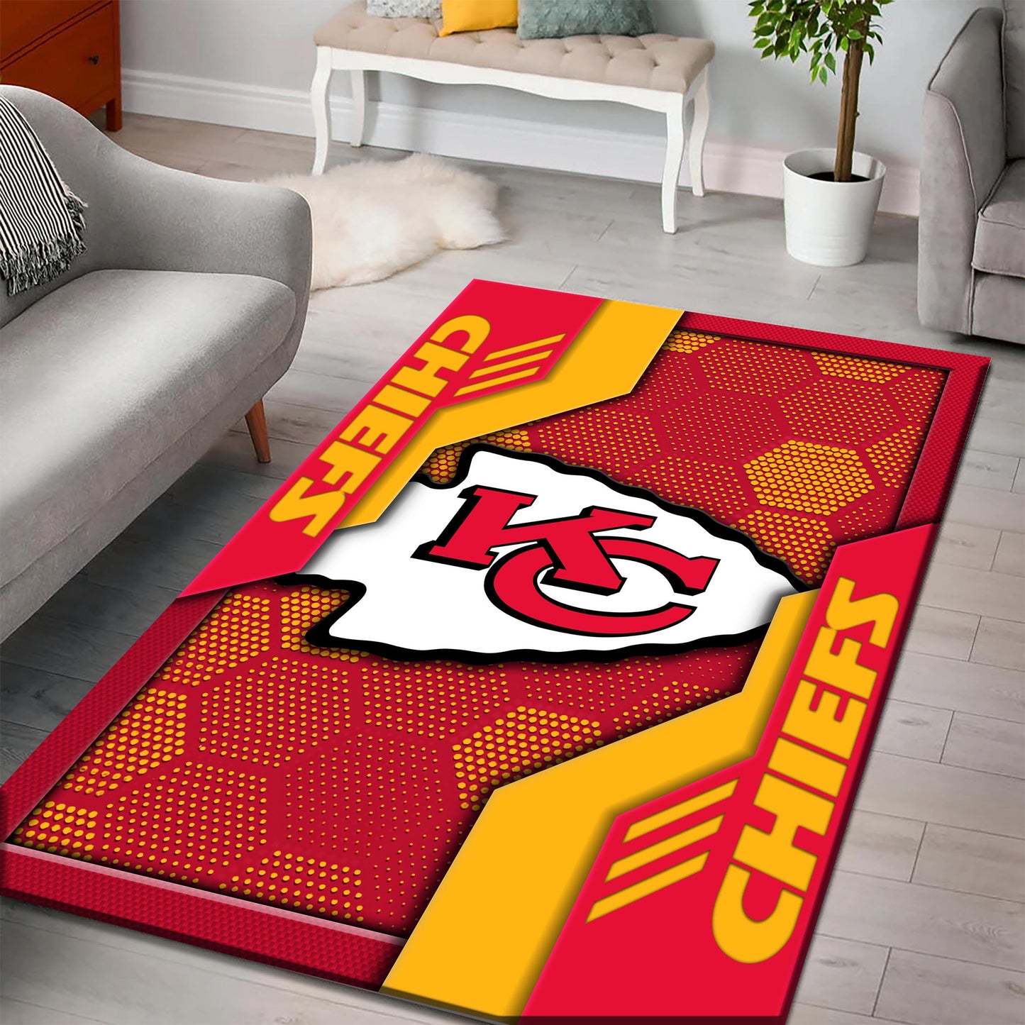 Kansas City Chiefs Rug DMHF3095