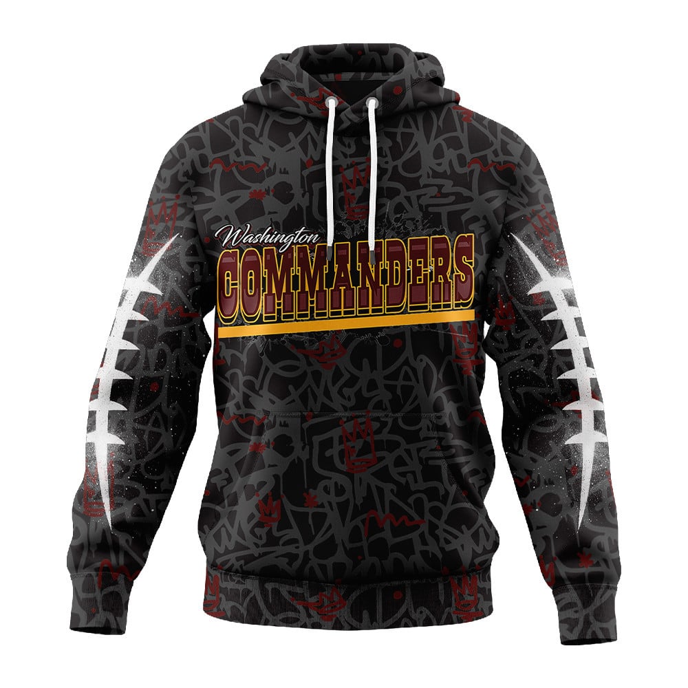 Washington Commanders | Premium Special Graffiti My Team 4 Life Hoodie MM