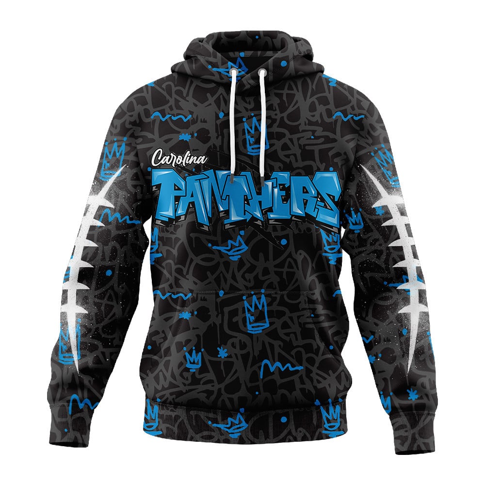 Carolina Panthers | Premium Special Graffiti My Team 4 Life Hoodie MM