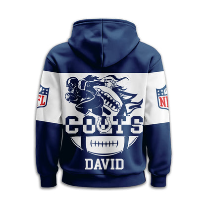 Indianapolis Colts | Premium Touchdown Spirit Personalized Hoodie TD