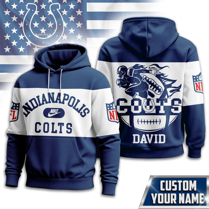 Indianapolis Colts | Premium Touchdown Spirit Personalized Hoodie TD