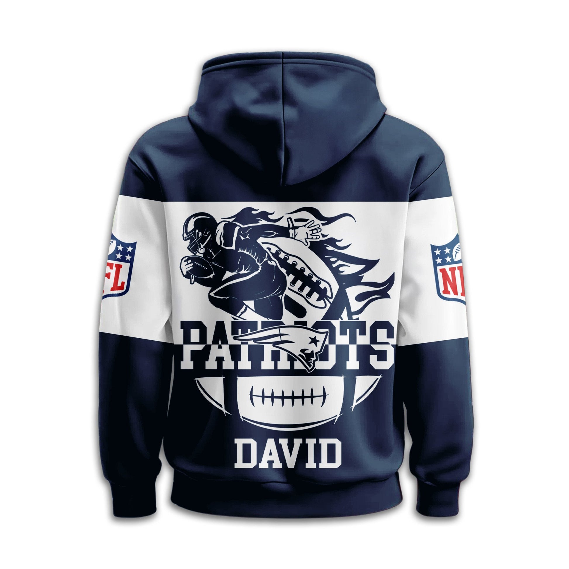 New England Patriots | Premium Touchdown Spirit Personalized Hoodie TD