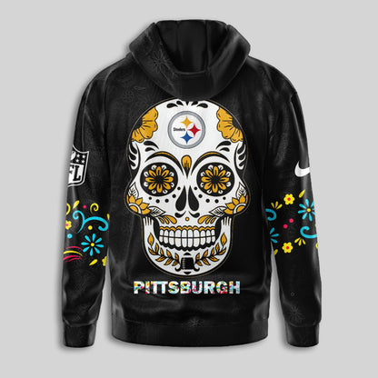 Pittsburgh Steelers | Premium Dia de los Muertos Limited Editions Hoodie MM