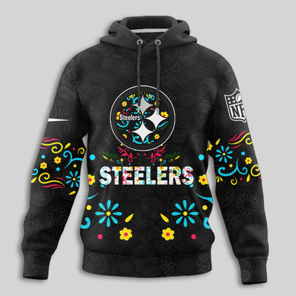 Pittsburgh Steelers | Premium Dia de los Muertos Limited Editions Hoodie MM