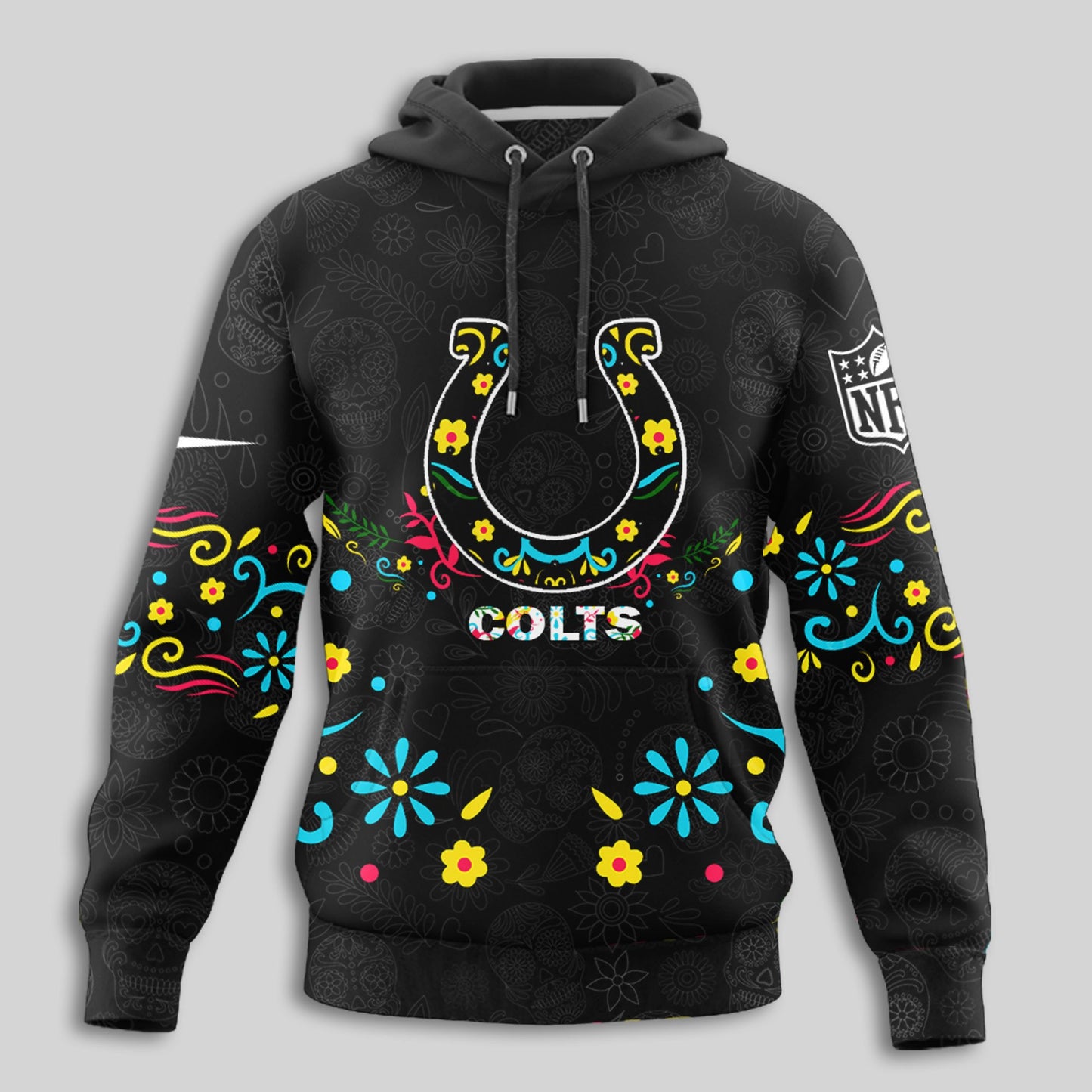 Indianapolis Colts | Premium Dia de los Muertos Limited Editions Hoodie MM