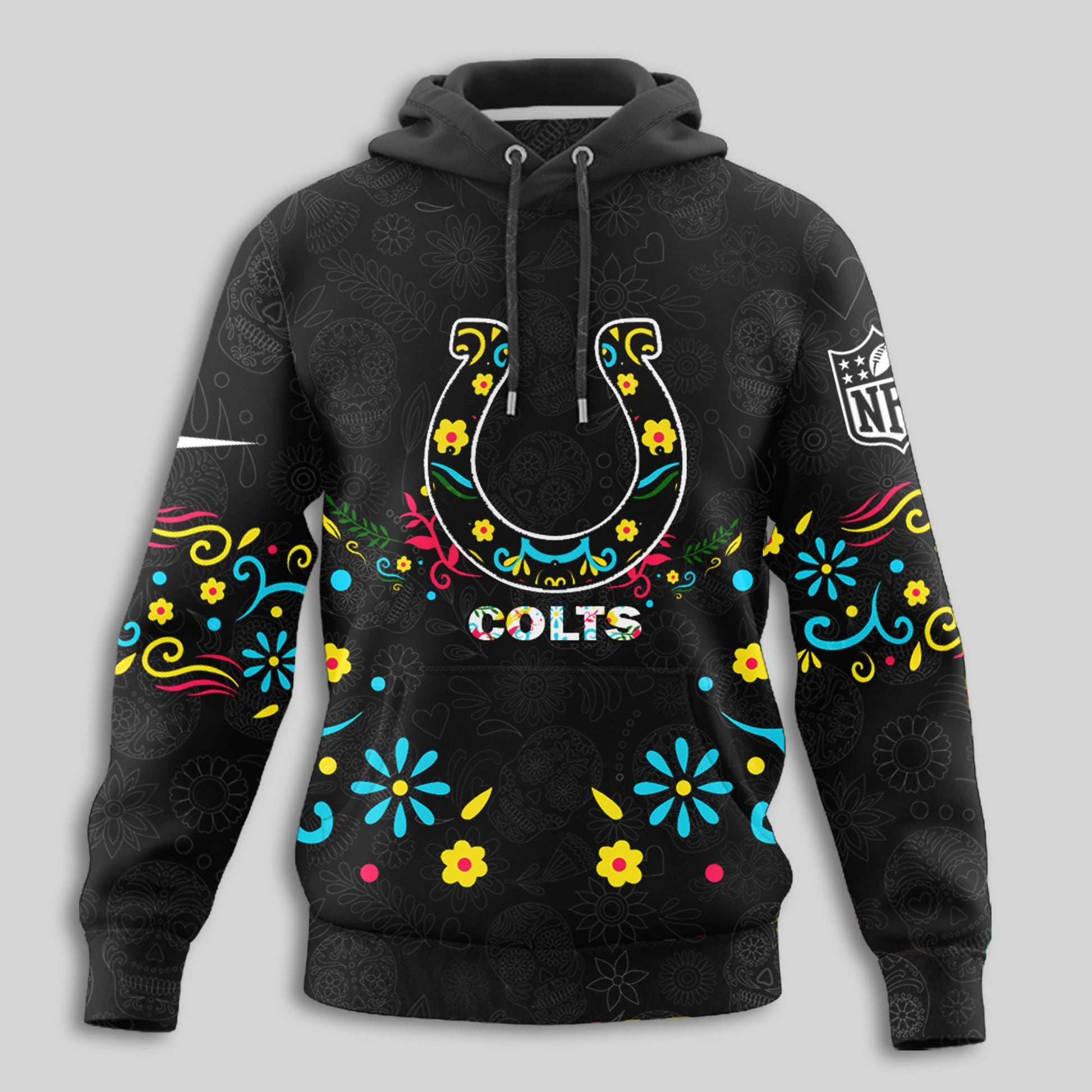 Indianapolis Colts | Premium Dia de los Muertos Limited Editions Hoodie MM