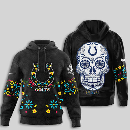 Indianapolis Colts | Premium Dia de los Muertos Limited Editions Hoodie MM
