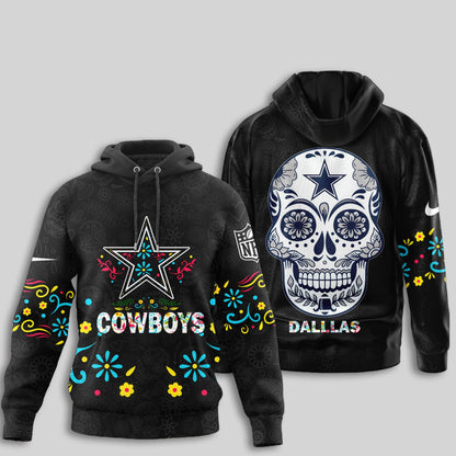 Dallas Cowboys | Premium Dia de los Muertos Limited Editions Hoodie MM