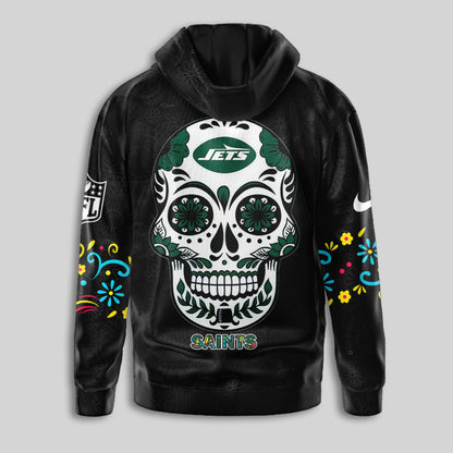 New York Jets | Premium Dia de los Muertos Limited Editions Hoodie MM