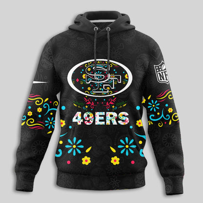San Francisco 49ers | Premium Dia de los Muertos Limited Editions Hoodie MM