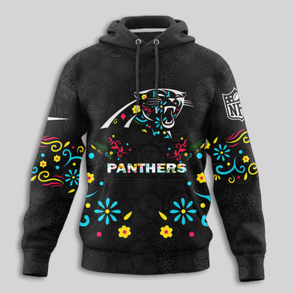 Carolina Panthers | Premium Dia de los Muertos Limited Editions Hoodie MM