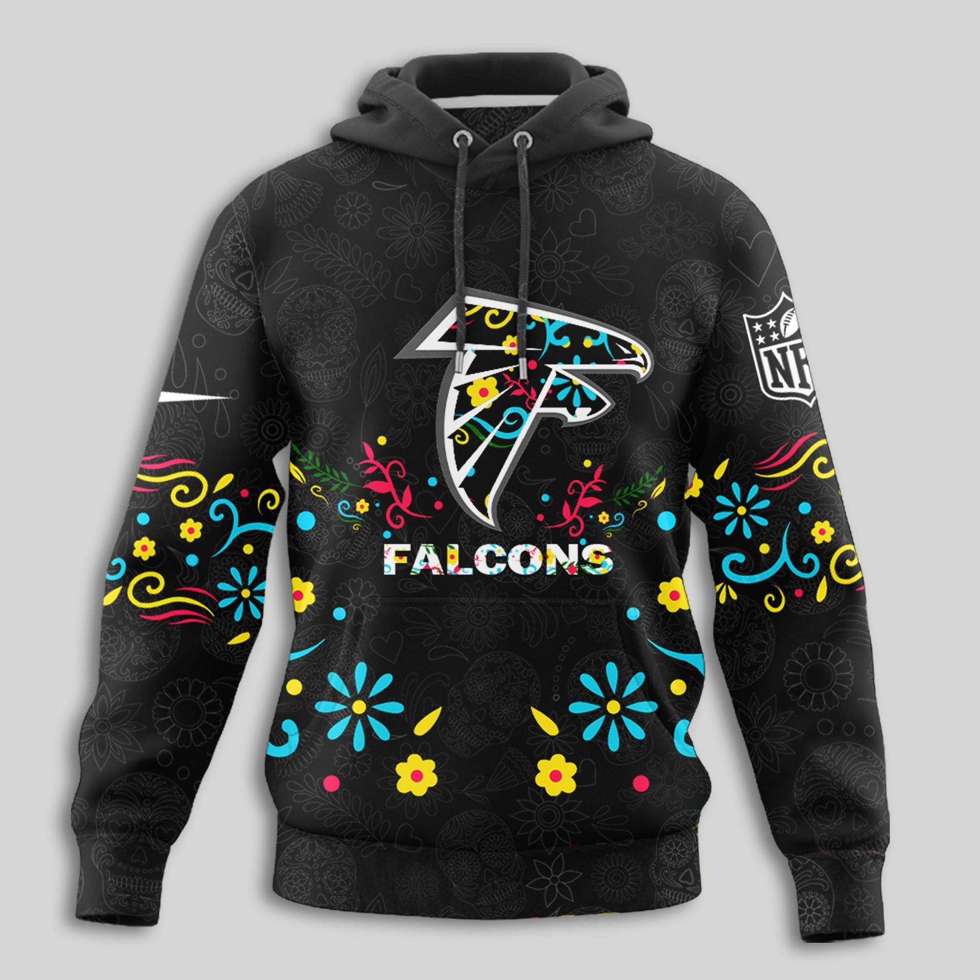 Atlanta Falcons | Premium Dia de los Muertos Limited Editions Hoodie MM