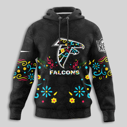 Atlanta Falcons | Premium Dia de los Muertos Limited Editions Hoodie MM