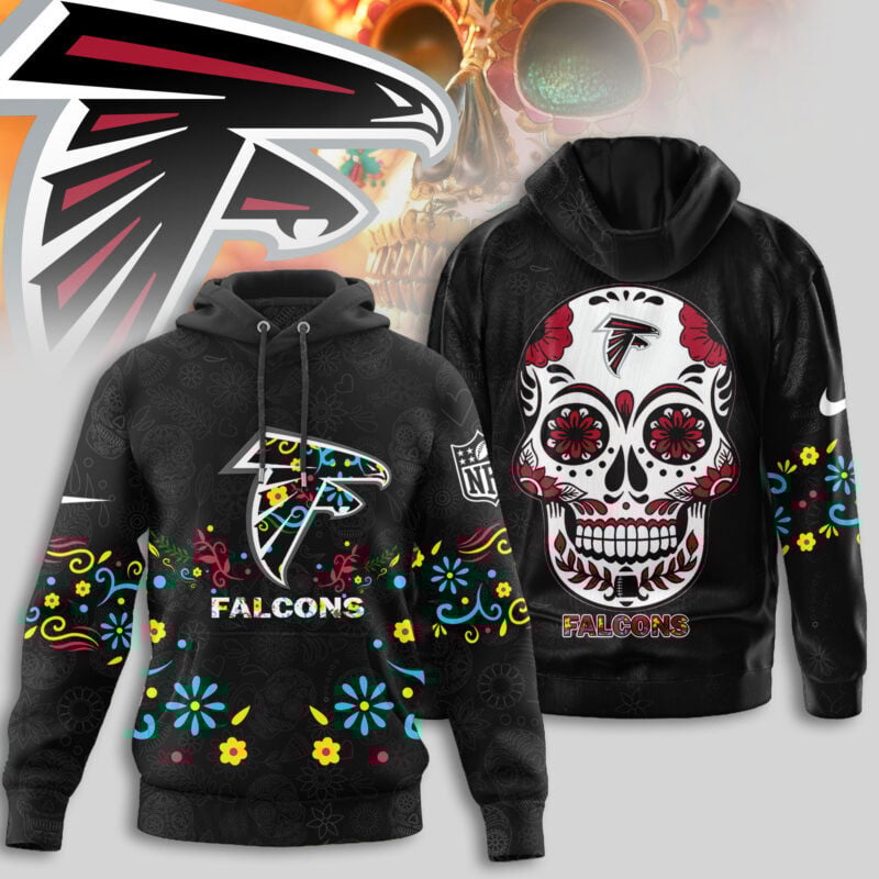 Atlanta Falcons | Premium Dia de los Muertos Limited Editions Hoodie MM