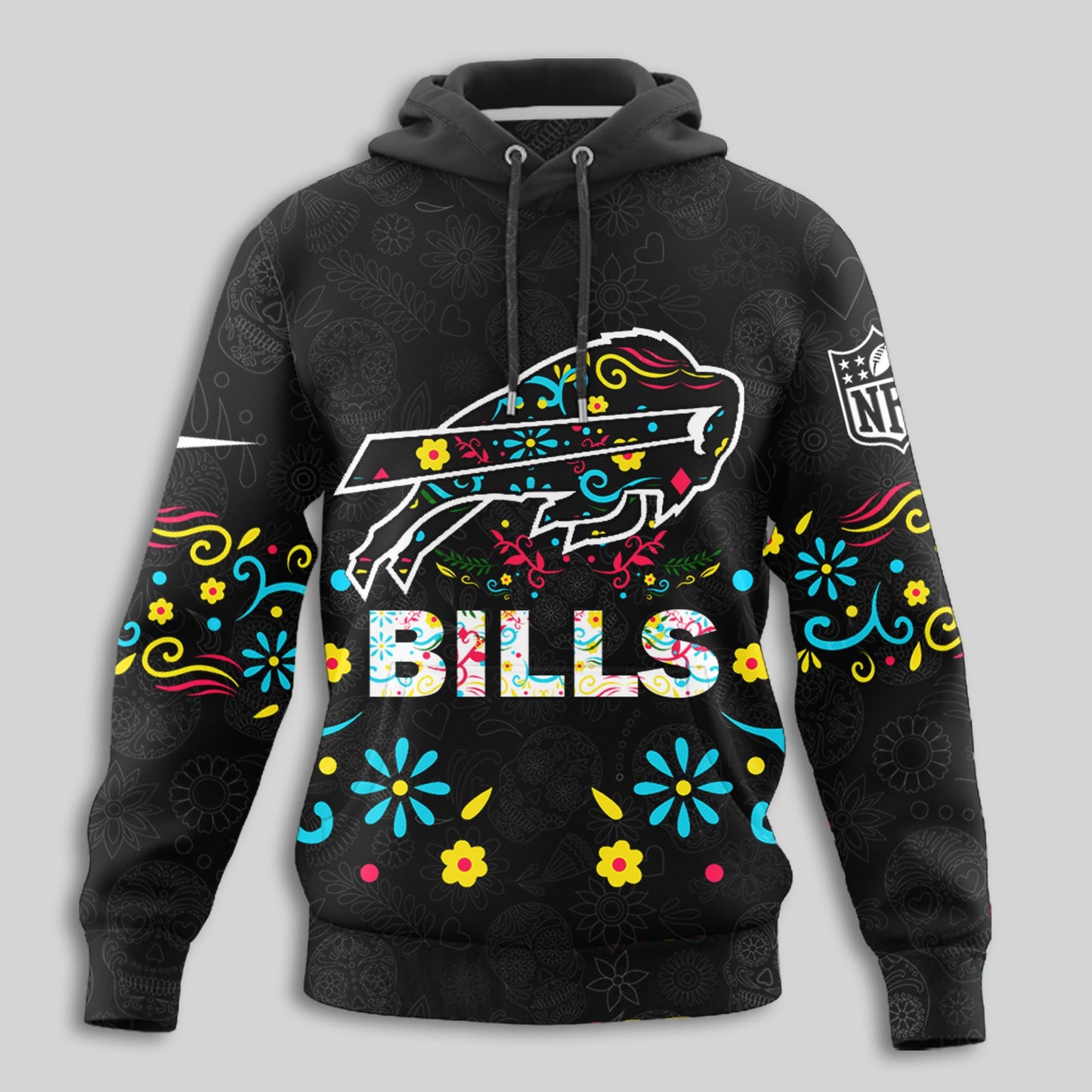 Buffalo Bills | Premium Dia de los Muertos Limited Editions Hoodie MM
