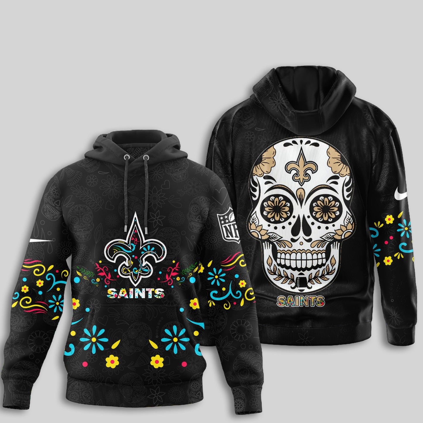 New Orleans Saints | Premium Dia de los Muertos Limited Editions Hoodie MM