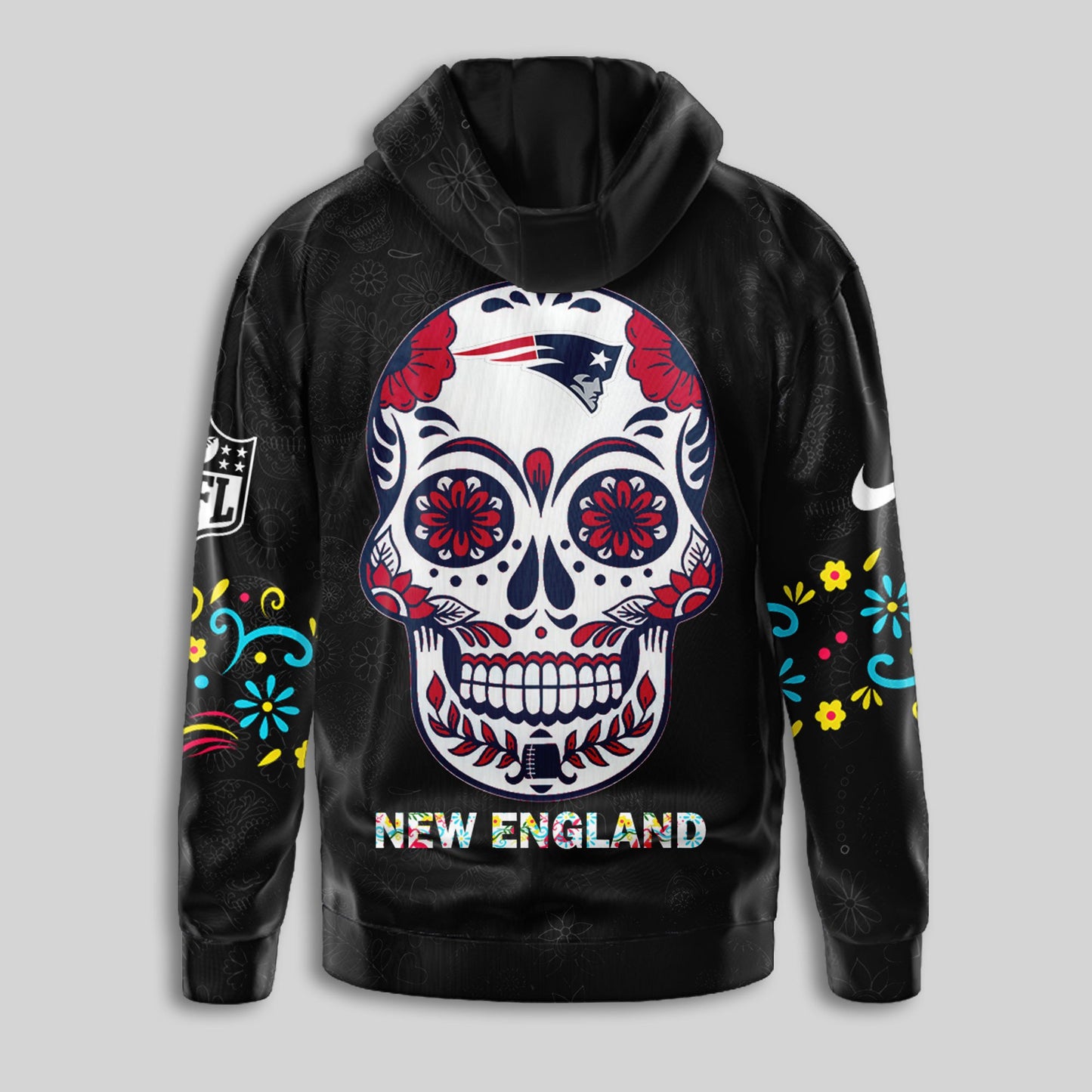New England Patriots | Premium Dia de los Muertos Limited Editions Hoodie MM