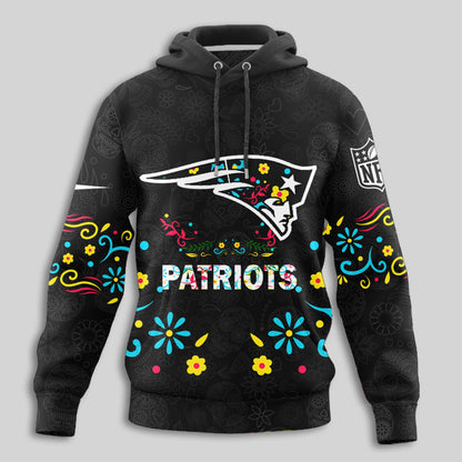 New England Patriots | Premium Dia de los Muertos Limited Editions Hoodie MM