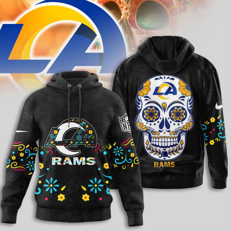 Los Angeles Rams | Premium Dia de los Muertos Limited Editions Hoodie MM