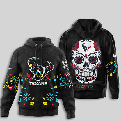 Houston Texans | Premium Dia de los Muertos Limited Editions Hoodie MM