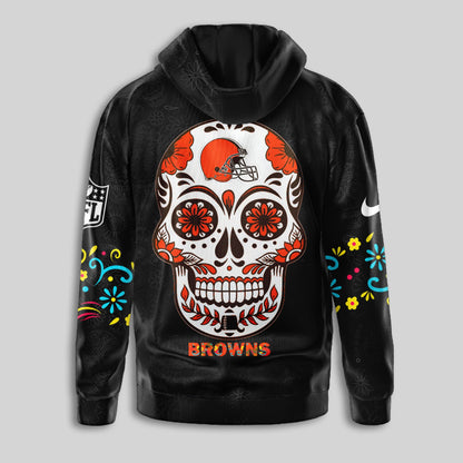 Cleveland Browns | Premium Dia de los Muertos Limited Editions Hoodie MM