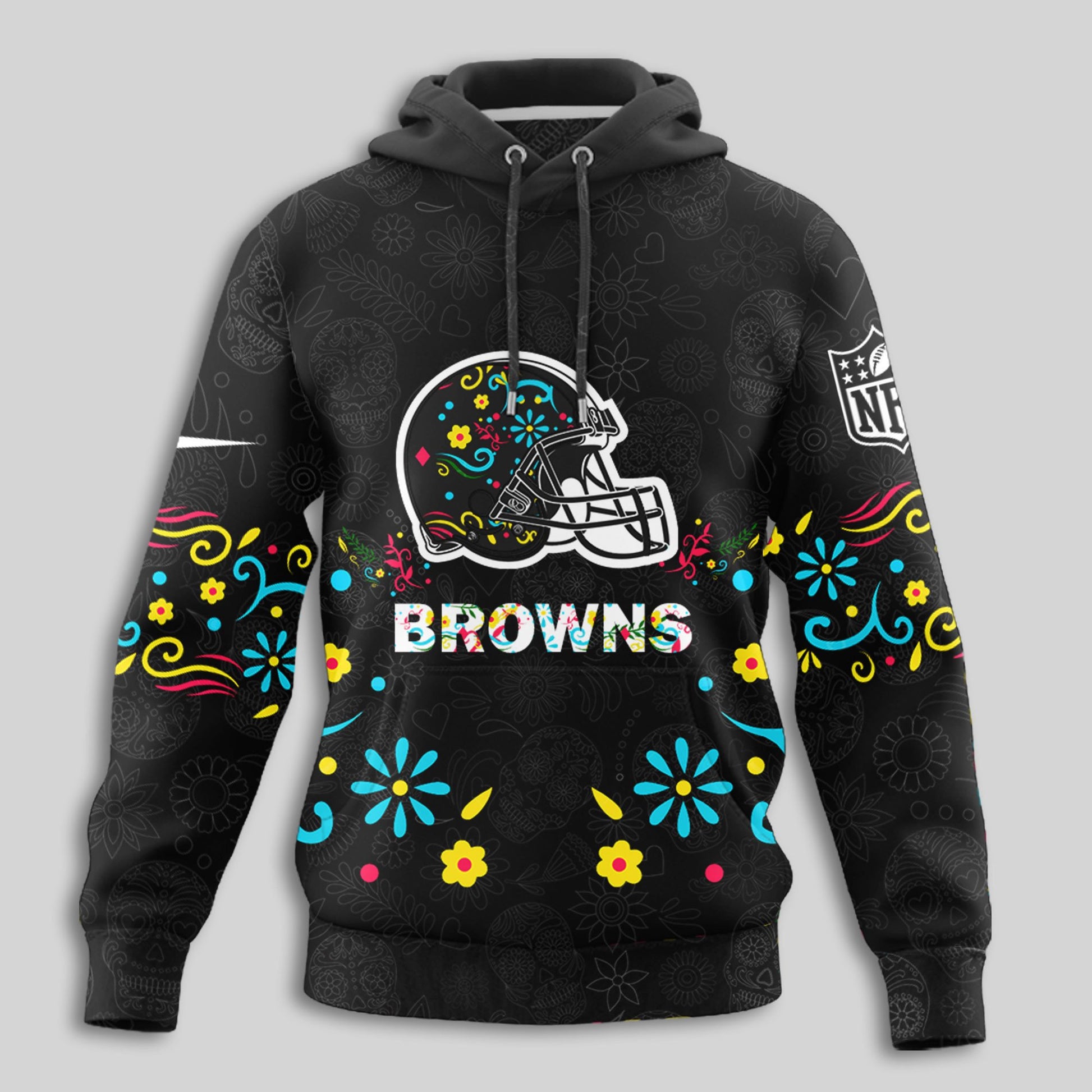 Cleveland Browns | Premium Dia de los Muertos Limited Editions Hoodie MM