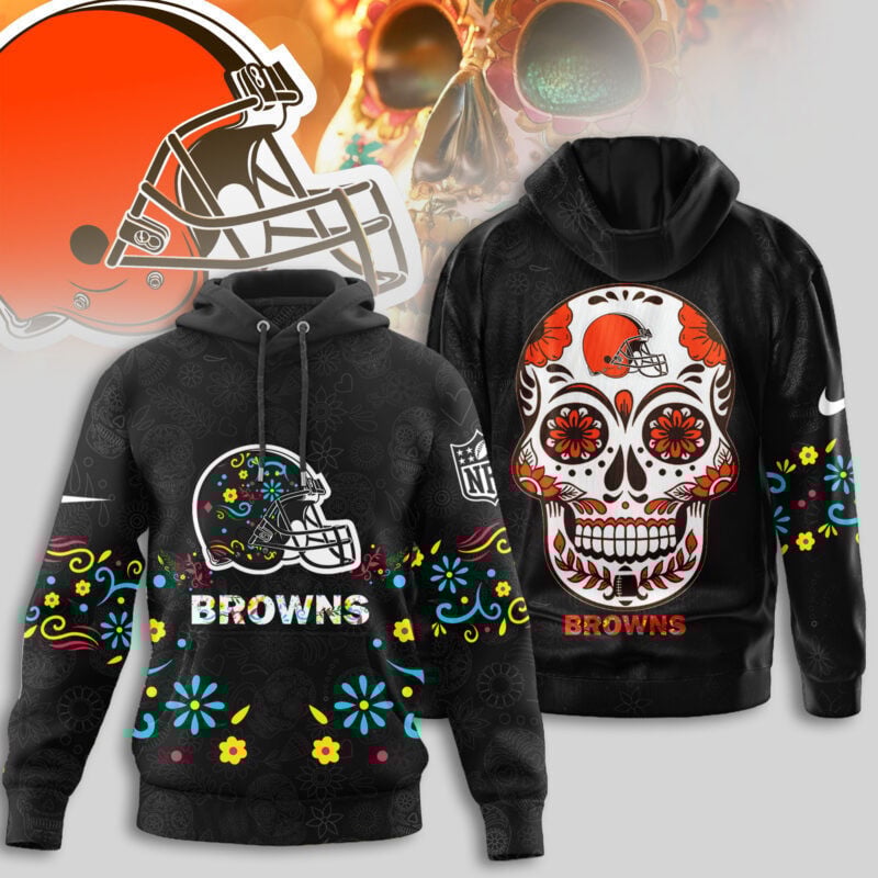 Cleveland Browns | Premium Dia de los Muertos Limited Editions Hoodie MM