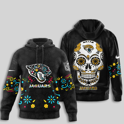 Jacksonville Jaguars | Premium Dia de los Muertos Limited Editions Hoodie MM
