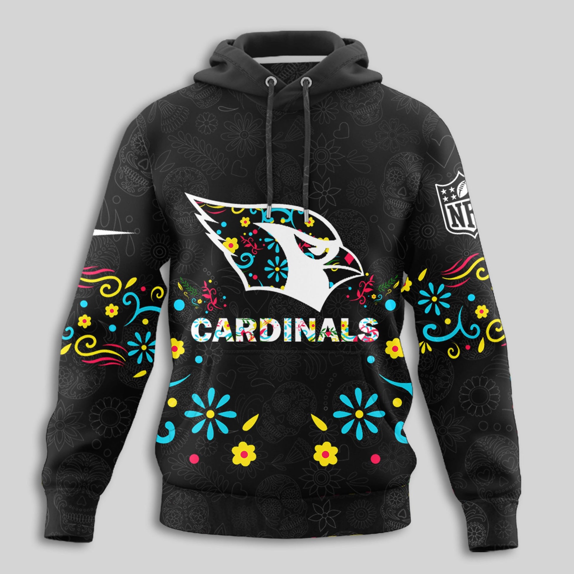 Arizona Cardinals | Premium Dia de los Muertos Limited Editions Hoodie MM