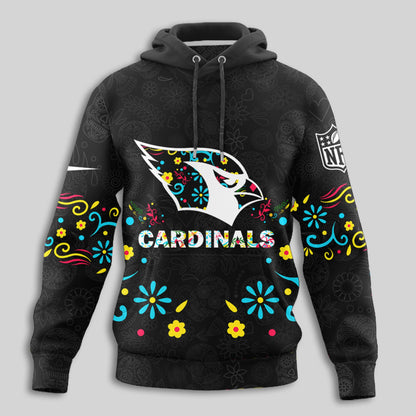 Arizona Cardinals | Premium Dia de los Muertos Limited Editions Hoodie MM