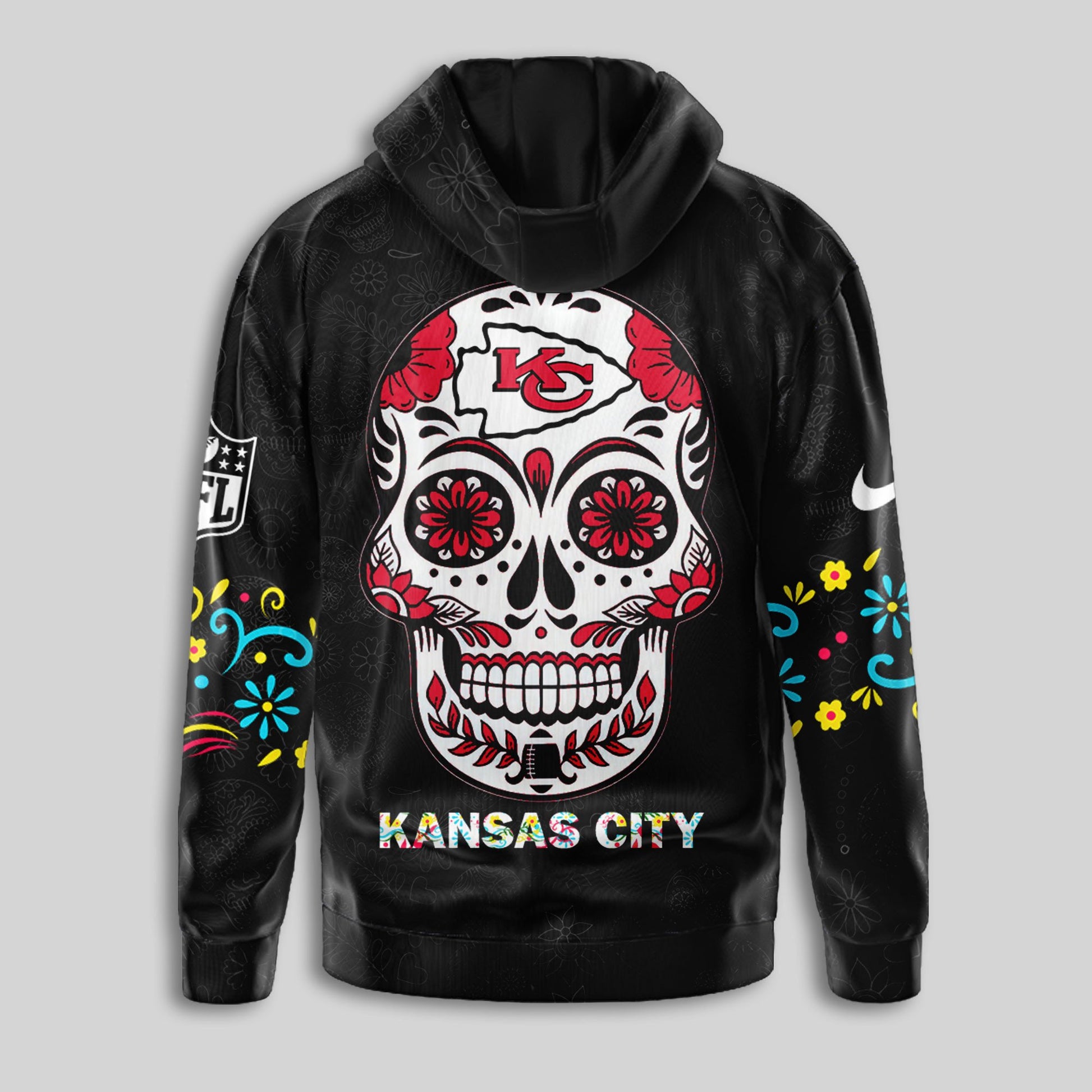 Kansas City Chiefs | Premium Dia de los Muertos Limited Editions Hoodie MM