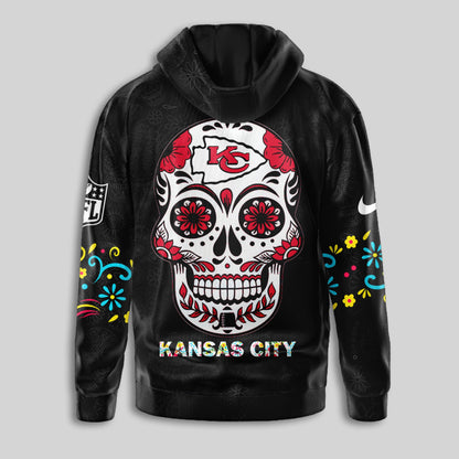 Kansas City Chiefs | Premium Dia de los Muertos Limited Editions Hoodie MM