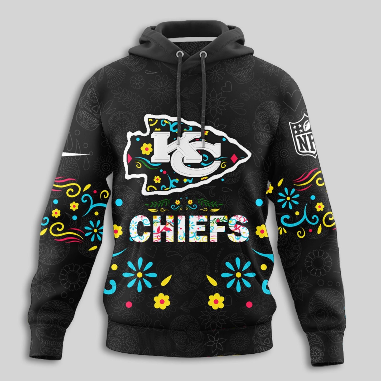 Kansas City Chiefs | Premium Dia de los Muertos Limited Editions Hoodie MM