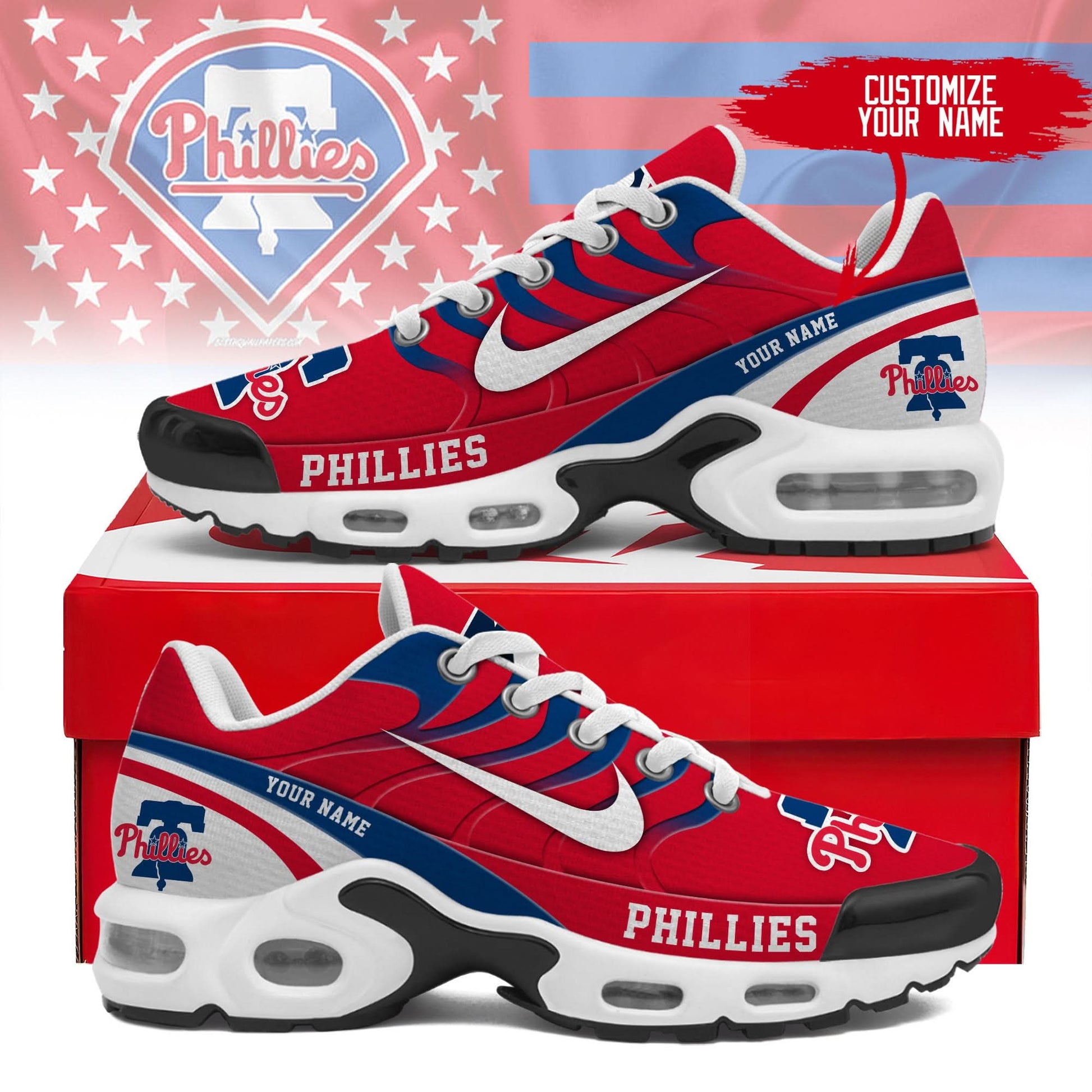 Philadelphia Phillies | Personalized Air Max Shoes TD 300525