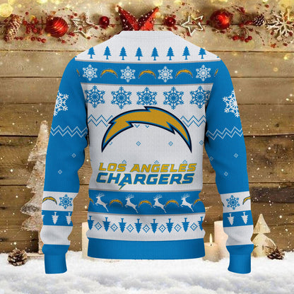 Los Angeles Chargers Ugly Sweater - Christmas Gift 1017