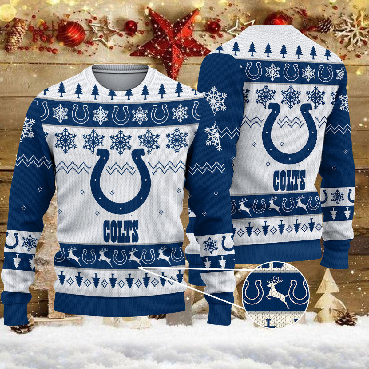 Indianapolis Colts Ugly Sweater - Christmas Gift 1014