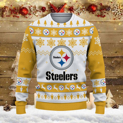 Pittsburgh Steelers Ugly Sweater - Christmas Gift 1027