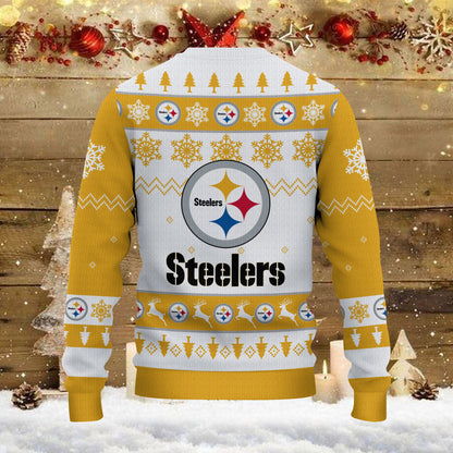 Pittsburgh Steelers Ugly Sweater - Christmas Gift 1027