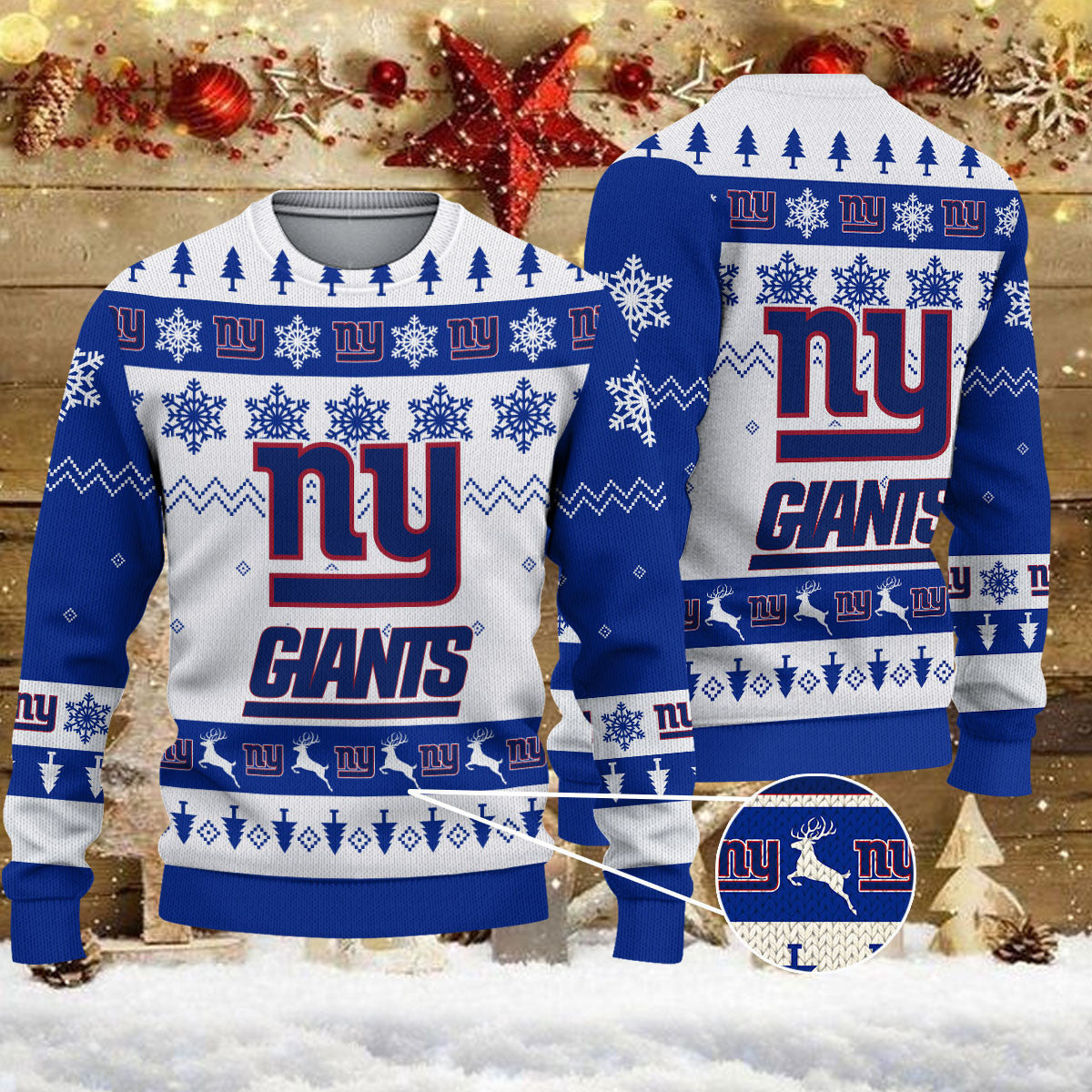 New York Giants Ugly Sweater - Christmas Gift 1023