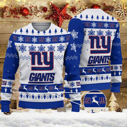 New York Giants Ugly Sweater - Christmas Gift 1023