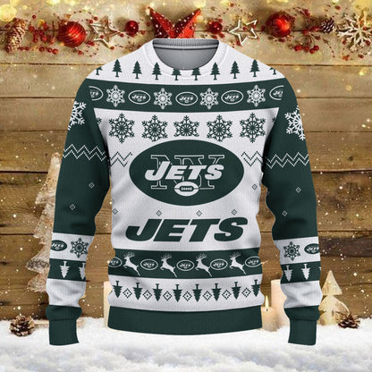 New York Jets Ugly Sweater - Christmas Gift 1024