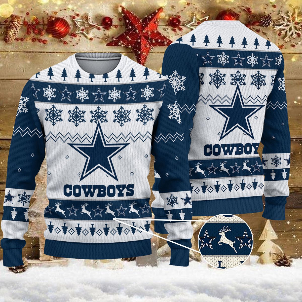 Dallas Cowboys Ugly Sweater - Christmas Gift 1009